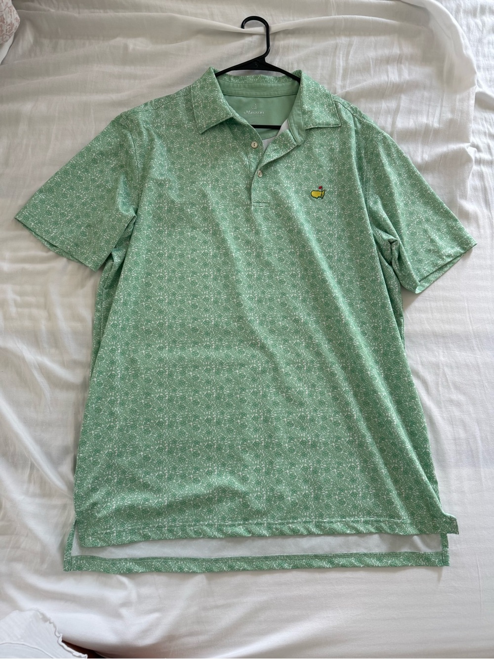 Green Masters Polo Shirt with Print